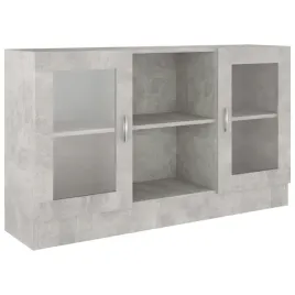 witryna-szafka-z-przegrodami-betonowa-szarosc-120x305x70-cm