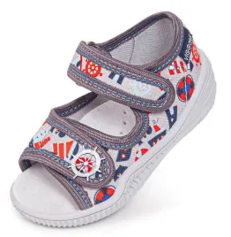 tenisowki-dzieciece-viggami-marcin-szare-sandalki-chlopiece-na-rzep