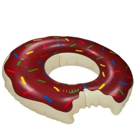 kolo-dmuchane-donut-110cm-brazowe