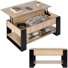 stolik-kawowy-do-salonu-rozkladany-blat-polka-90-cm-dab-sonoma-czarny