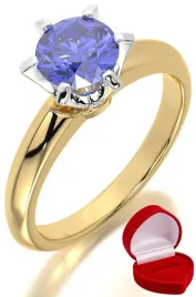zloty-pierscionek-zareczynowy-585-14k-tanzanit-1-ct-pudelko-r13