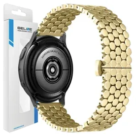 beline-pasek-watch-20mm-metal-honeycombzloty-gold-box