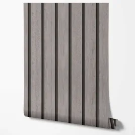 tapeta-na-sciane-szare-drewno-lamele-deski-do-jadalni-kuchni