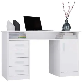 biurko-komputerowe-biale-3-szuflady-zamykana-szafka-125-cm-do-biura-pokoju