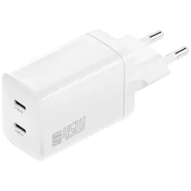 ladowarka-sieciowa-4smarts-pdplug-dual-45w-gan-2xusb-c-biala