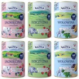 baltica-mokra-karma-dla-psa-mix-miesnych-jagnie-dziczyzna-wol-6x400g