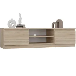 szafka-rtv-140-cm-2x-drzwi-2-polki-nowoczesny-design-dab-sonoma
