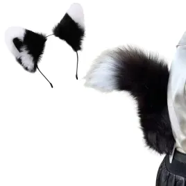 zestaw-uroczy-stroj-futrzany-ogon-uszy-kot-lis-cosplay-anime-furry-czarno
