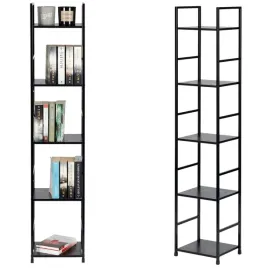 regal-czarny-metalowy-stelaz-drewniane-polki-loftowy-nowoczesny