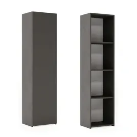 regal-pelny-loni-160x40-cm-szary-1-drzwi-4-polki-mat