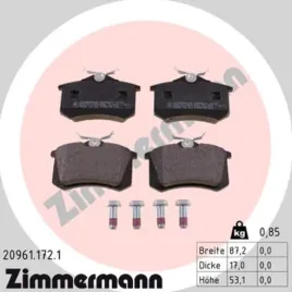 zimmermann-klocki-hamulcowe-tyl-audi-citroen-skoda-vw-honda-peugeot