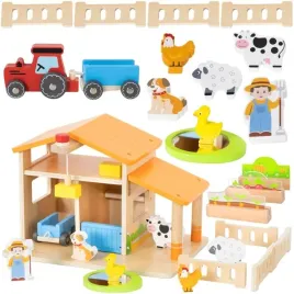 viga-drewniana-farma-dom-farmera-z-ogrodkiem-i-traktorem-21-el