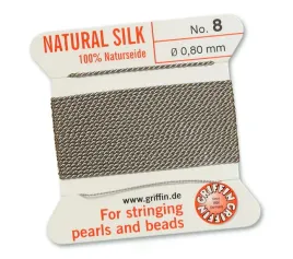 griffin-nic-jedwabna-z-igla-100percent-natural-silk-080mm-2m-grey