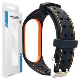 beline-pasek-mi-band-3-4-smartczarno-pomaranczowy-black-orange
