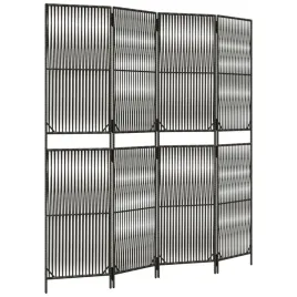 parawan-4-panelowy-szary-polirattan