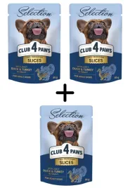 mokra-karma-dla-psa-malej-rasy-36x85g-z-kaczka-indykiem-w-sosie-club-4-paws