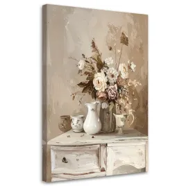 obraz-do-salonu-sypialni-biura-loftu-delikatny-rustykalny-bukiet-kwiatow