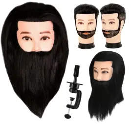 glowka-glowa-fryzjerska-meska-treningowa-z-broda-40cm-wlos-naturalny-uchwyt