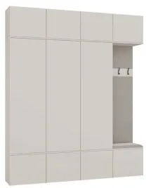 garderoba-przedpokoj-200-cm-szafa-wieszak-szafka-z-siedziskiem-kaszmir-bez