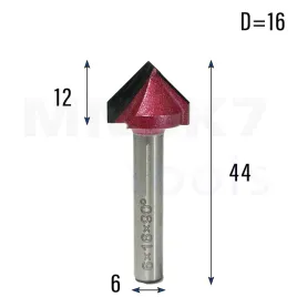 frez-typu-v-do-drewna-or-trzpien-6mm-or-fi-16-x-12-or-90-or-vhm-or-do-rowkow