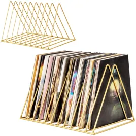 metalowy-trojkatny-stojak-na-plyty-winylowe-ksiazki-2618-cm-zloto