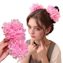 gumki-do-wlosow-super-wzory-i-kolory-elegancka-rozowa-x2szt