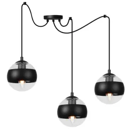 lampa-sufitowa-zyrandol-wiszaca-czarna-loft-nowoczesna-pajak-szklane-kule