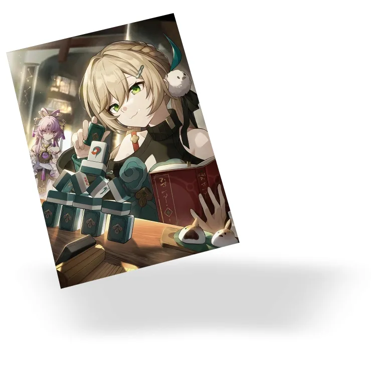 plakat-honkai-star-rail-qingque-do-wyboru