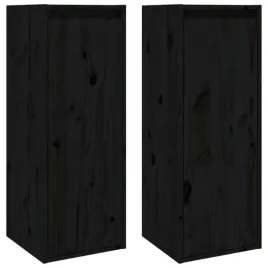 szafki-scienne-2-szt-czarne-30x30x80-cm-drewno-sosnowe
