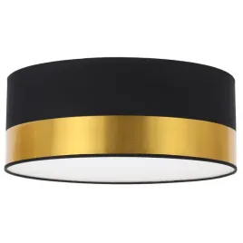 lampa-sufitowa-plafon-okragly-z-czarnym-abazurem-zloty-do-sypialni-salonu