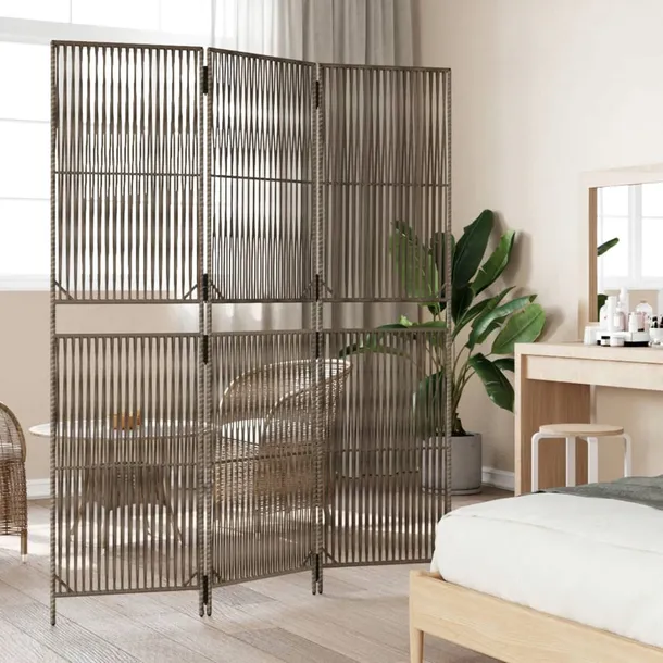 parawan-3-panelowy-szary-polirattan-kod-producenta-365390