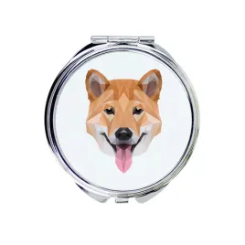 shiba-inu-lusterko-ze-zdjeciem-i-napisem-geometryczne-marki-art-dog