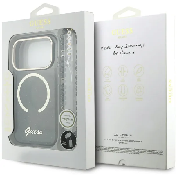 etui-guess-iml-glitters-script-strap-magsafe-do-iphone-17-pro-czarny