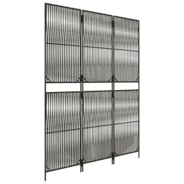 parawan-3-panelowy-szary-polirattan