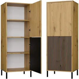 witryna-ryflowany-gladki-front-2d-dab-artisan-do-salonu-biura-gabinetu