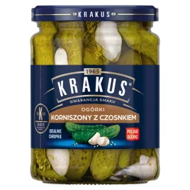 krakus-ogorki-korniszony-z-czosnkiem-500-g