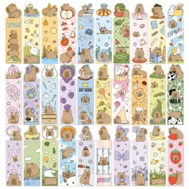 zakladki-papierowe-mix-wzorow-kapibara-10szt