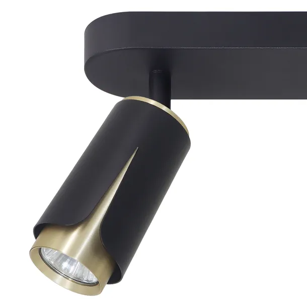 flower-black-gold-spot-2xgu10-stan-nowy