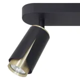 flower-black-gold-spot-2xgu10-stan-nowy