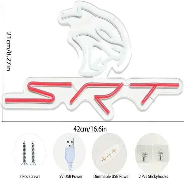 napis-logo-led-neon-srt-hellcat-marka-bez-marki