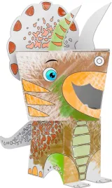 cube-head-model-triceratops