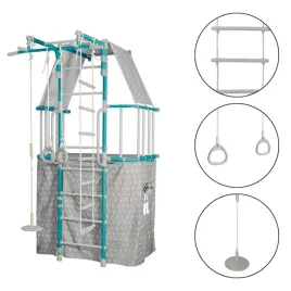 drabinka-gimnastyczna-z-domkiem-indigo-pastel-turkusowy