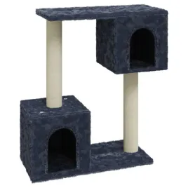 drapak-dla-kotow-ciemnoszary-55-x-22-x-60-cm-z-dwoma-domkami-i-platformami