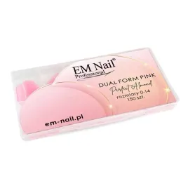 gorne-formy-em-nail-dual-form-pink-perfect-almond-150szt
