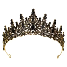 elegancka-luksusowa-gotycka-korona-slubna-kolor-zloty-i-czarny