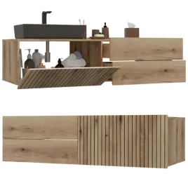 szafka-pod-umywalke-z-polka-140-cm-2-szuflady-ryflowany-front-wiszaca