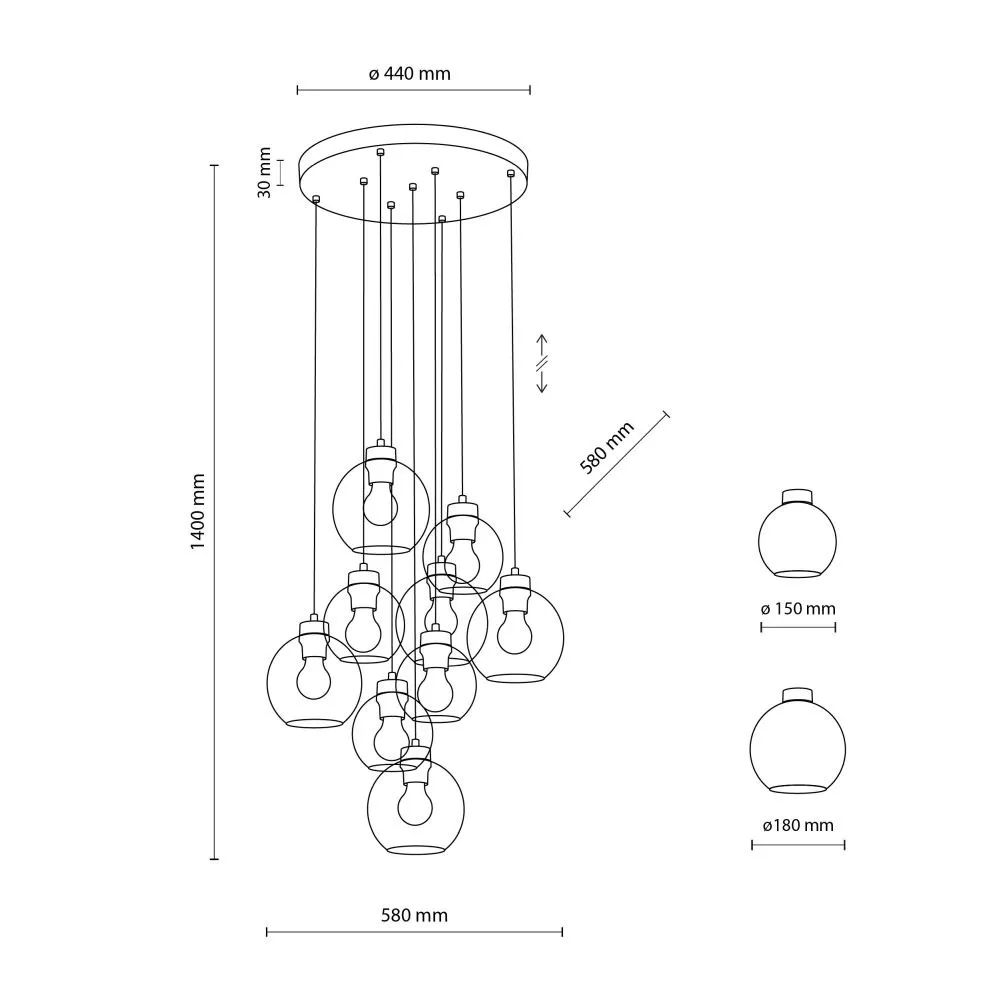 lampa-wiszaca-cubus-graphite-10208-tk-lighting-stan-nowy