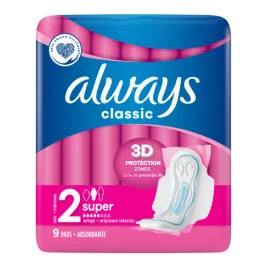 always-classic-2-super-podpaski-higieniczne-ze-skrzydelkami-9-szt