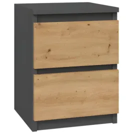 szafka-nocna-do-sypialni-2-szuflady-antracyt-dab-artisan