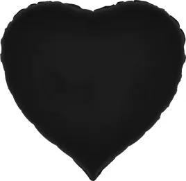 balon-foliowy-w-ksztalcie-serca-matowy-czarny-45cm